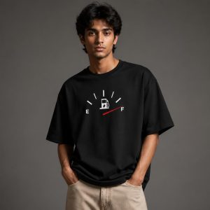 Full Tank Oversized T-Shirt – Black
