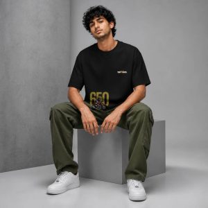 650 Rider Oversized T-Shirt – Black